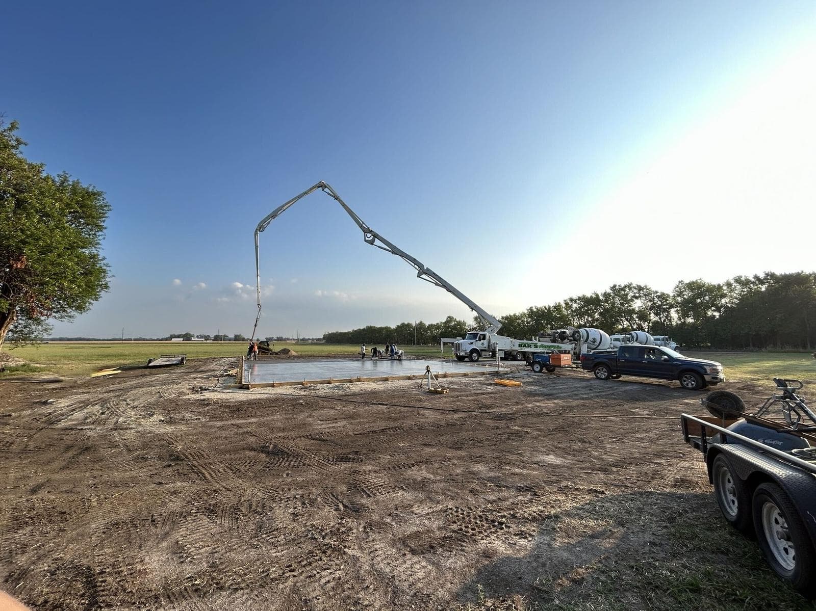 Greene Builds concrete pour