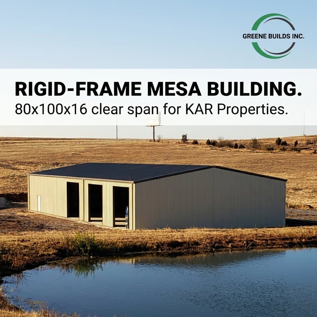 Kar Properties 80x100 Steel Building Case Study