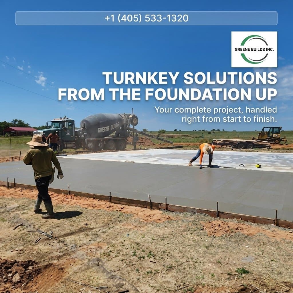 Turnkey Steel Buildings Foundation Up